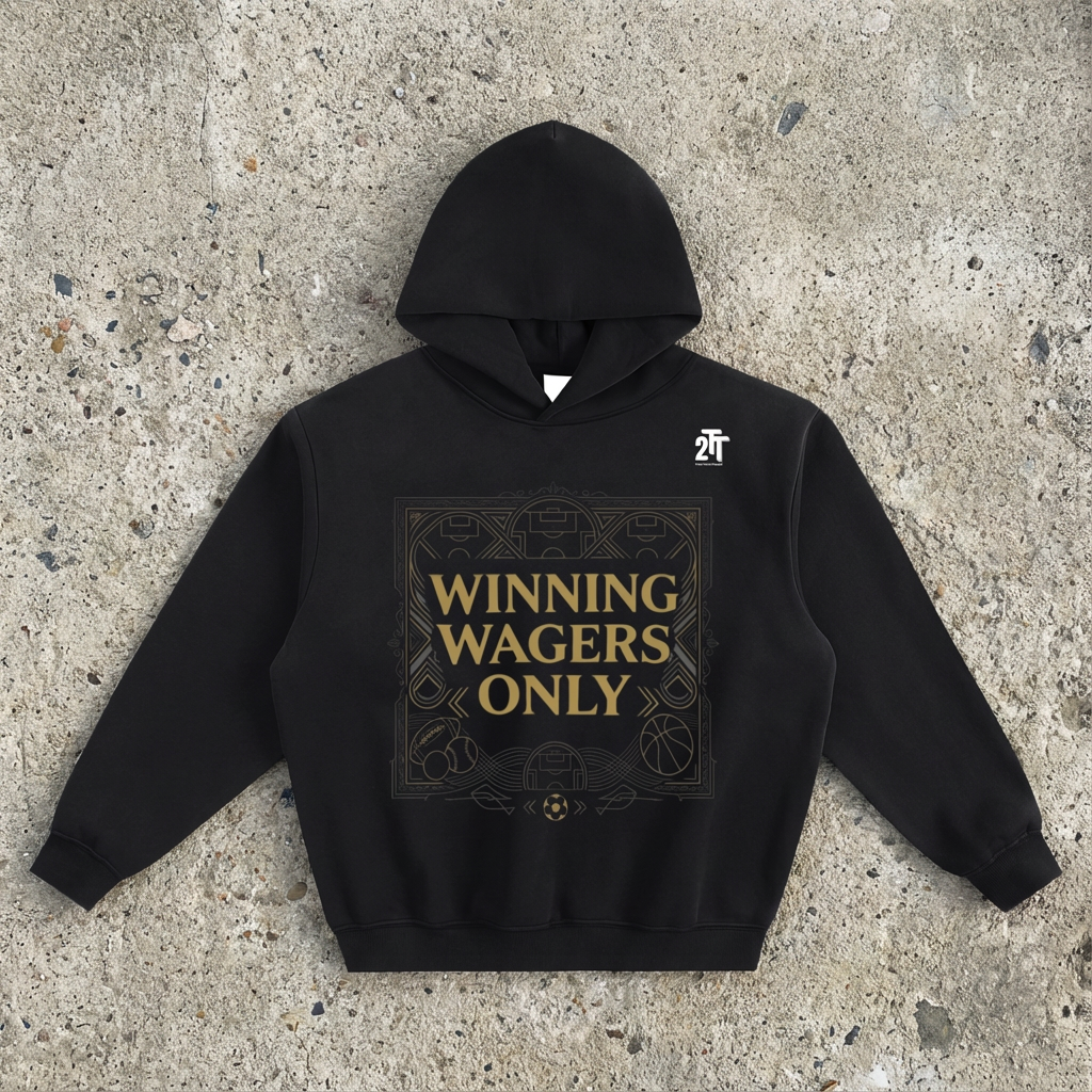 Winning Wagers Only Fleeced Boxy Hoodie