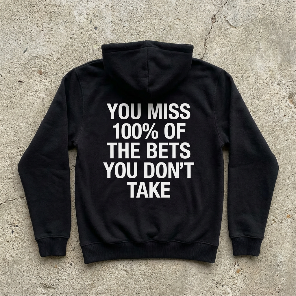 You Miss 100% Of The Bets You Don't Take Heavyweight Hoodie