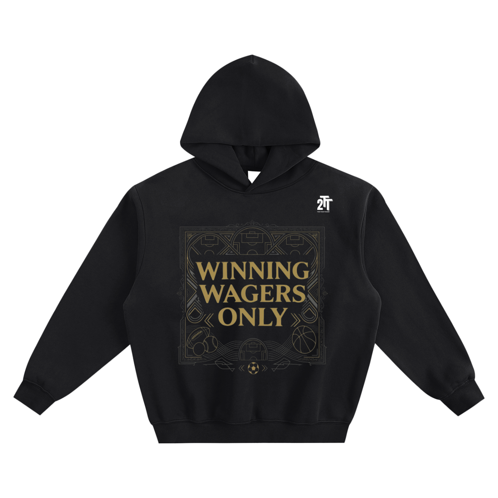 Winning Wagers Only Fleeced Boxy Hoodie